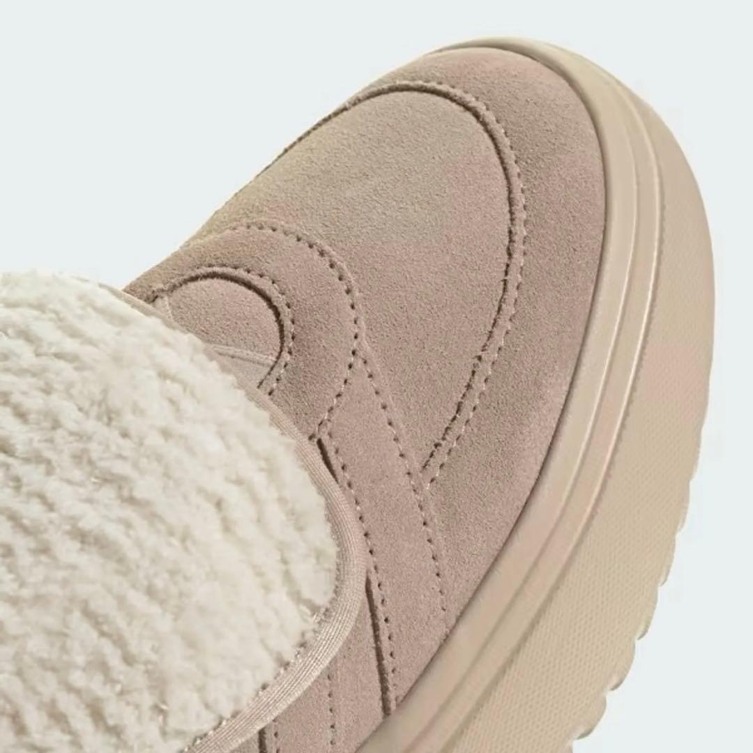 韓国限定 新作 ADIDAS GRANDCOURT MULE ベージュ 24.5