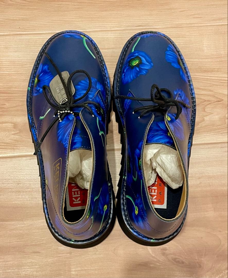 KENZO 花柄 レースアップブーツ サイズ38