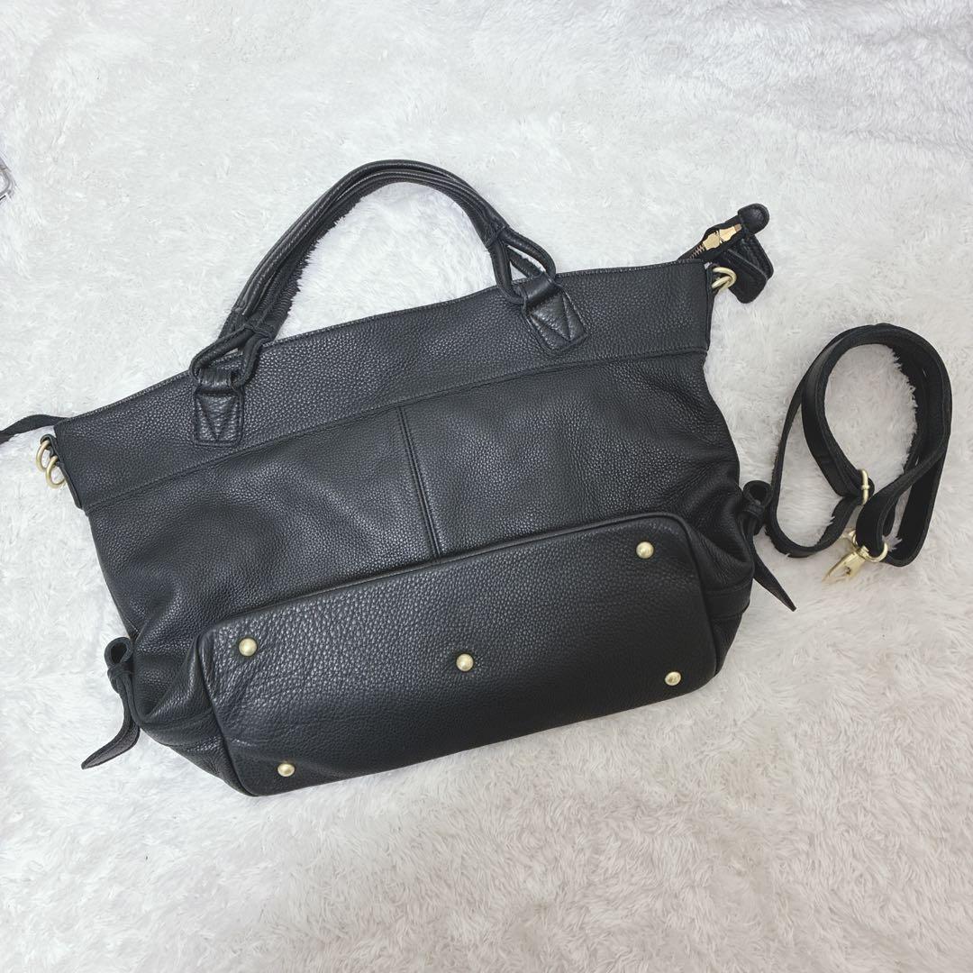 ✨美品✨　ear PAPILLONNER レザー 2WAY トートバッグ　大容量