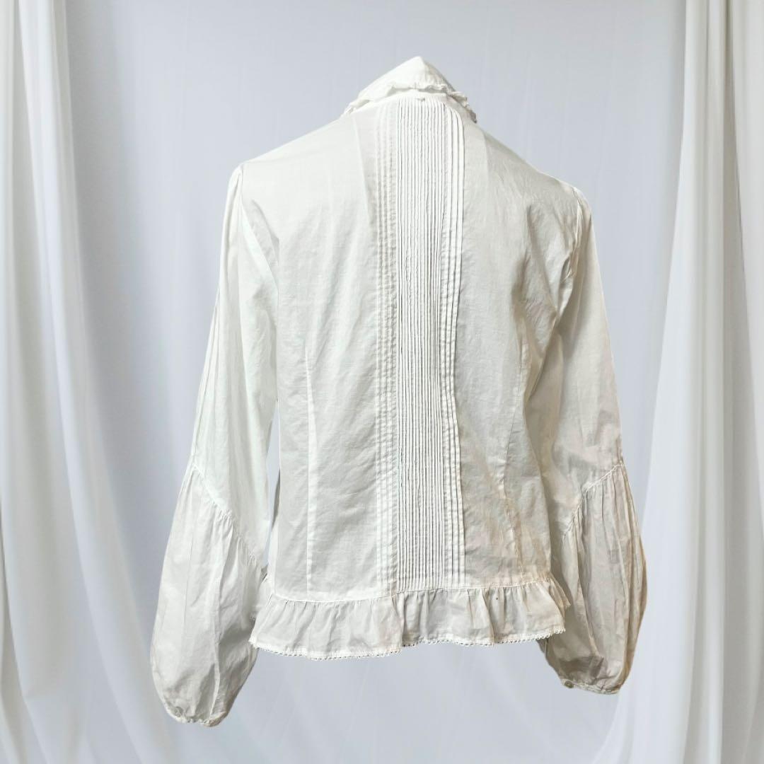 PINK HOUSE ピンクハウス フリル リボン ボウタイブラウス