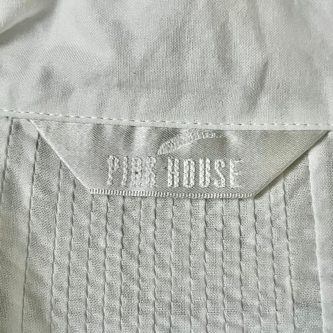 PINK HOUSE ピンクハウス フリル リボン ボウタイブラウス