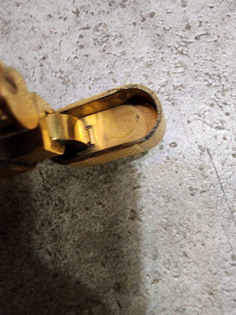 カルティエ ライター ゴールド オーバルストライプ PLAQUE OR