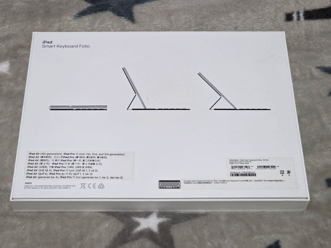 iPad smart keyboard folio 11インチ 英語配列純正品