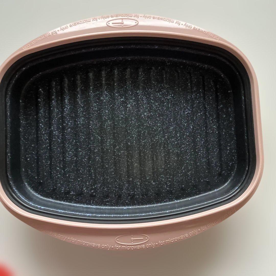 レンジメートプログランデ　電子レンジ専用調理器具 ディノスweb限定色ピンク