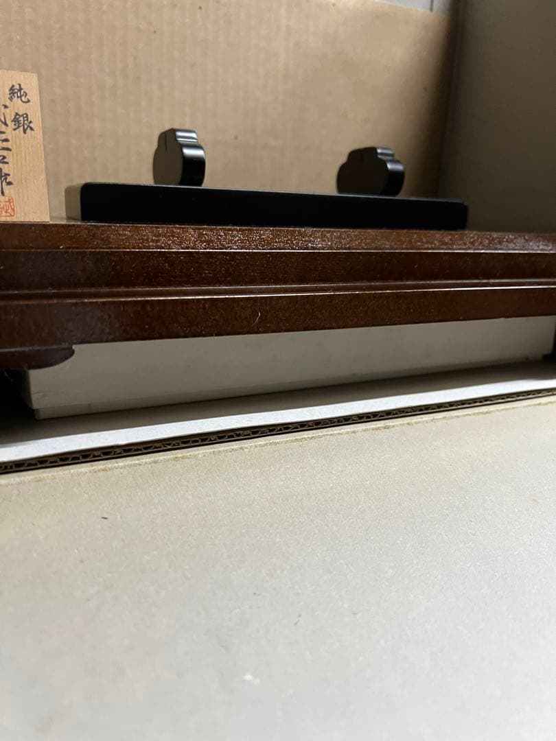 銀製 巻物 富士山 7号 SILVER999 純銀