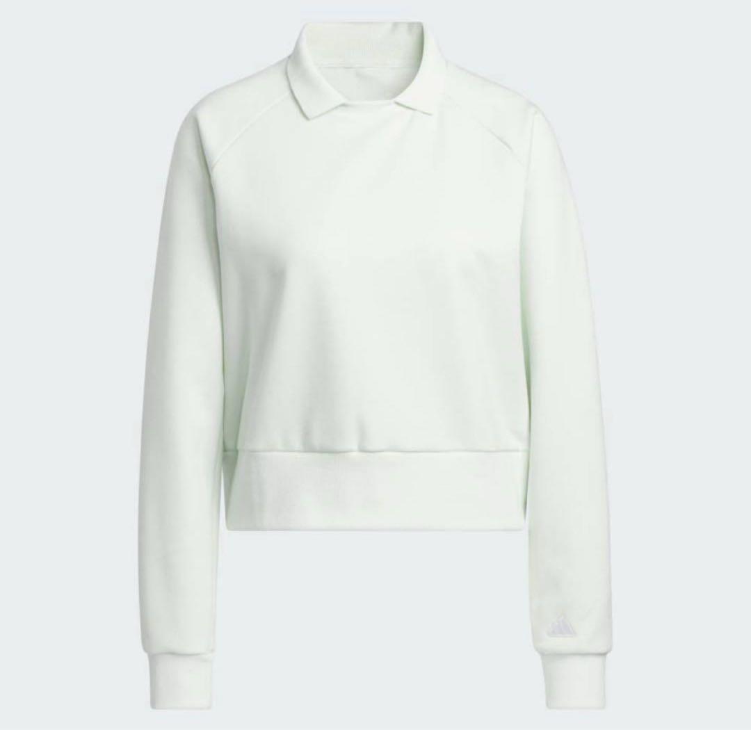 ショート丈　長袖　ポロスウェット　トレーナー　　スウェットスカート　セットアップ