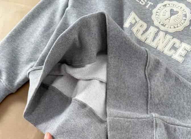 新品 AMI PARIS トレーナー スウェット グレー 男女兼用 M