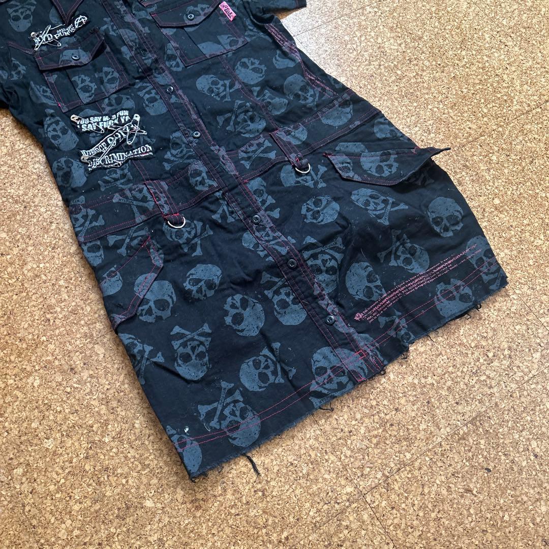 MAD PUNKS スカル ゴスロリドクロ ⭐︎ Lサイズ