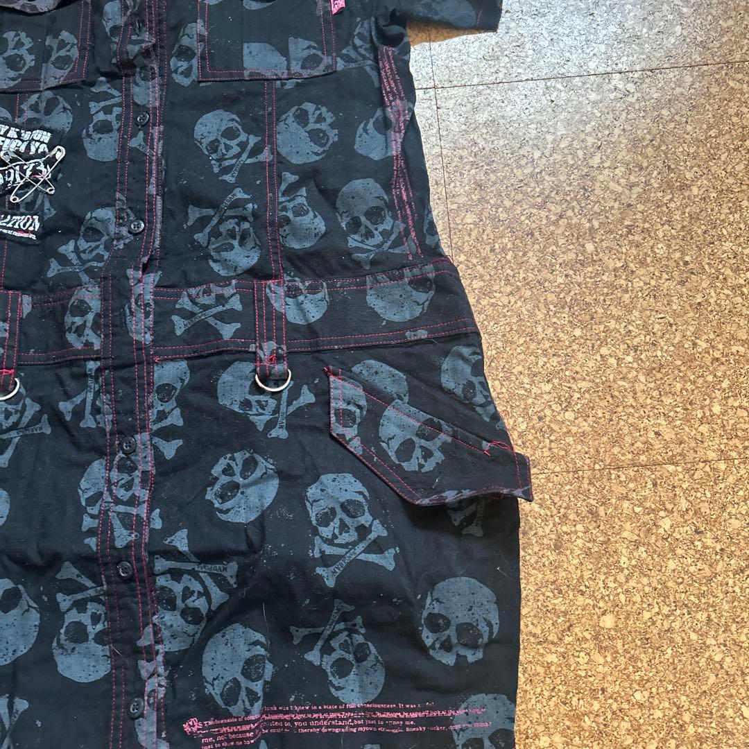 MAD PUNKS スカル ゴスロリドクロ ⭐︎ Lサイズ