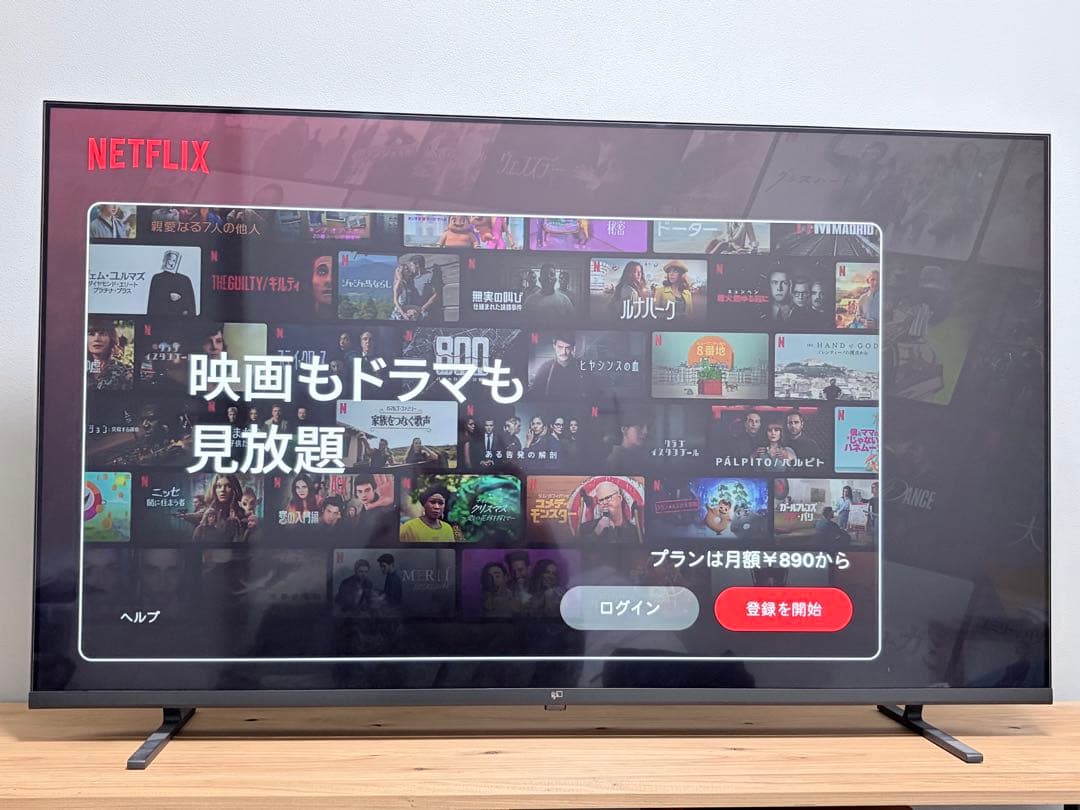 2025購入GoogleTV チューナーレス テレビ 55V型 4K FPD