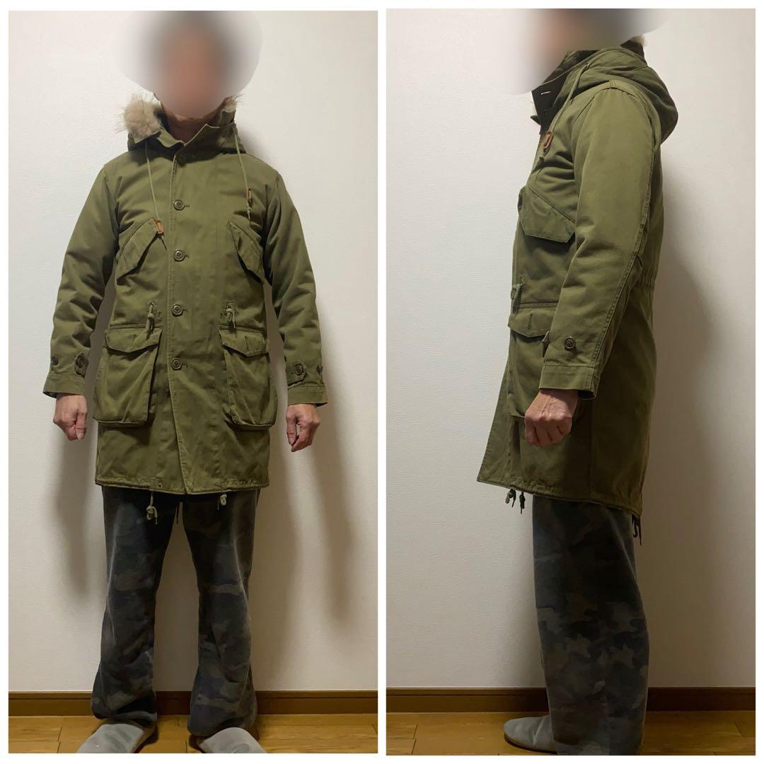 HOUSTON ヒューストン　モッズコート　M-45・M-47風　美品