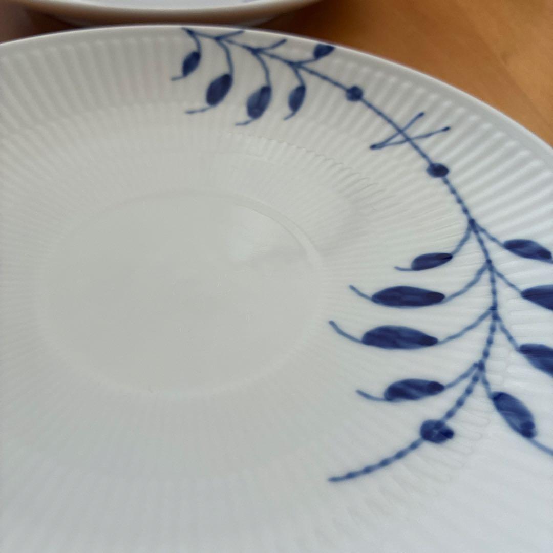 ロイヤルコペンハーゲン　ブルーフルーテットメガ2枚セット