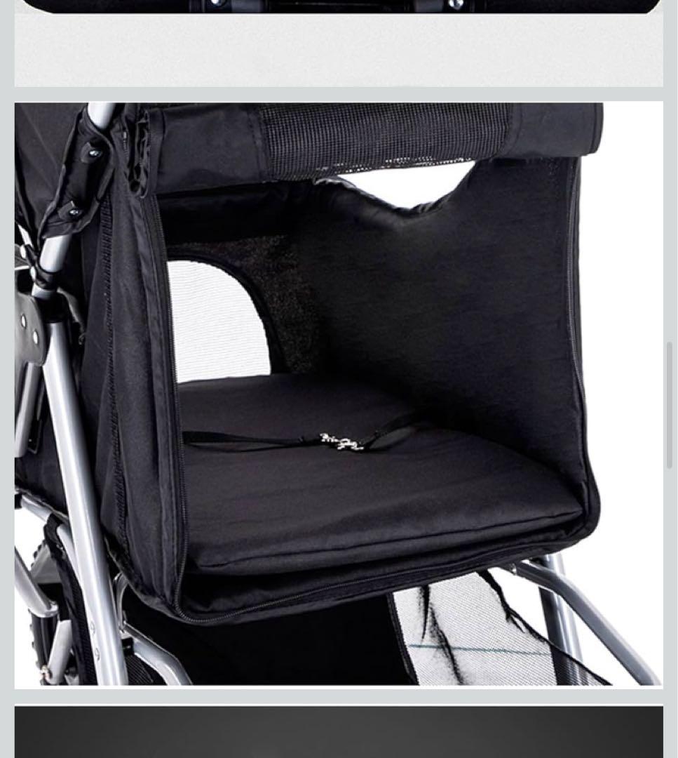 ペットカート 折りたたみ ワンタッチ 中型犬 小物入れ 軽量 組立簡単 介護