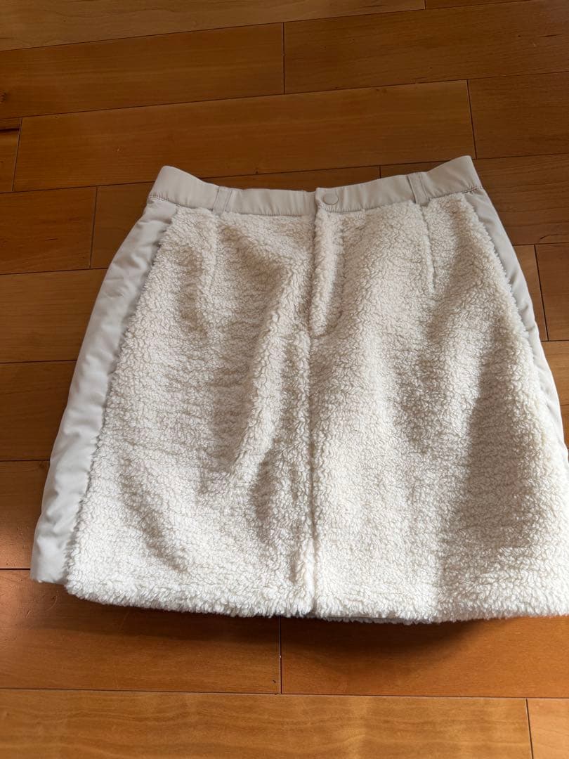 VIVA HEART ビバハートボア切替 中綿 ジップベストスカートセット