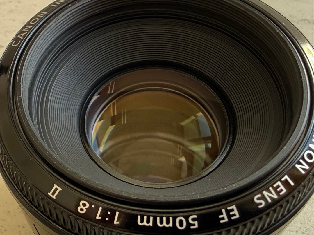 【美品】Canon EF 50mm f/1.8 II レンズ キャノン