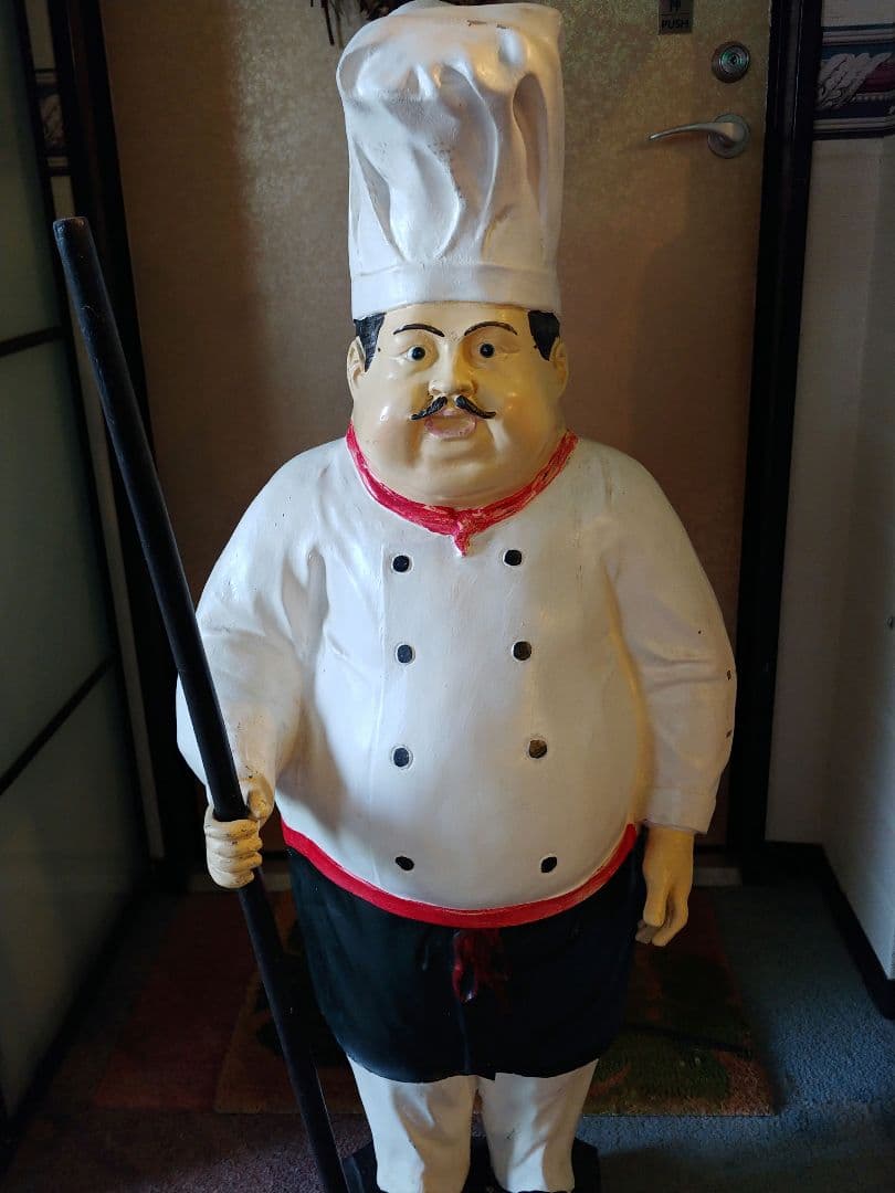 FRP 店頭用ディスプレイ看板人形（アンティークウェルカム人形）