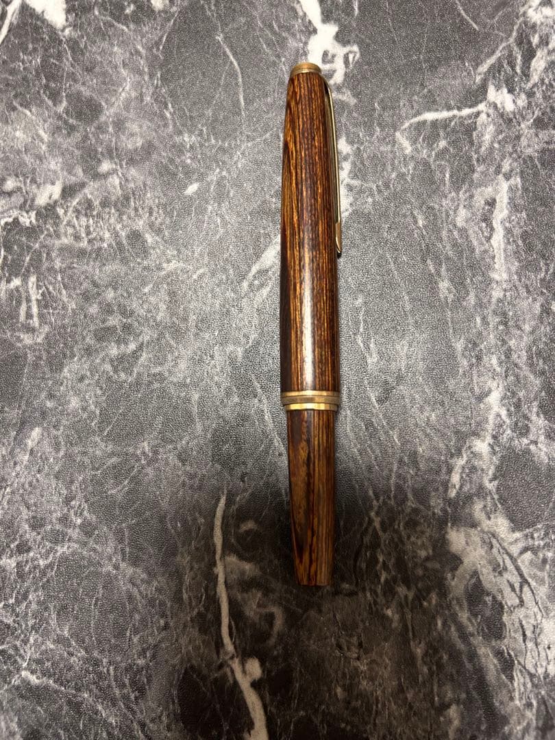 【高級 木軸 万年筆 14Kペン先 ゴールドニブ クラシックデザイン】