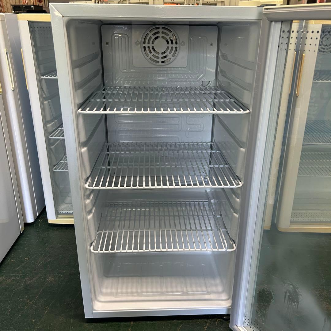 110 業務用 冷蔵ショーケース オフィスコンビニ XW-105 左右開き 小型