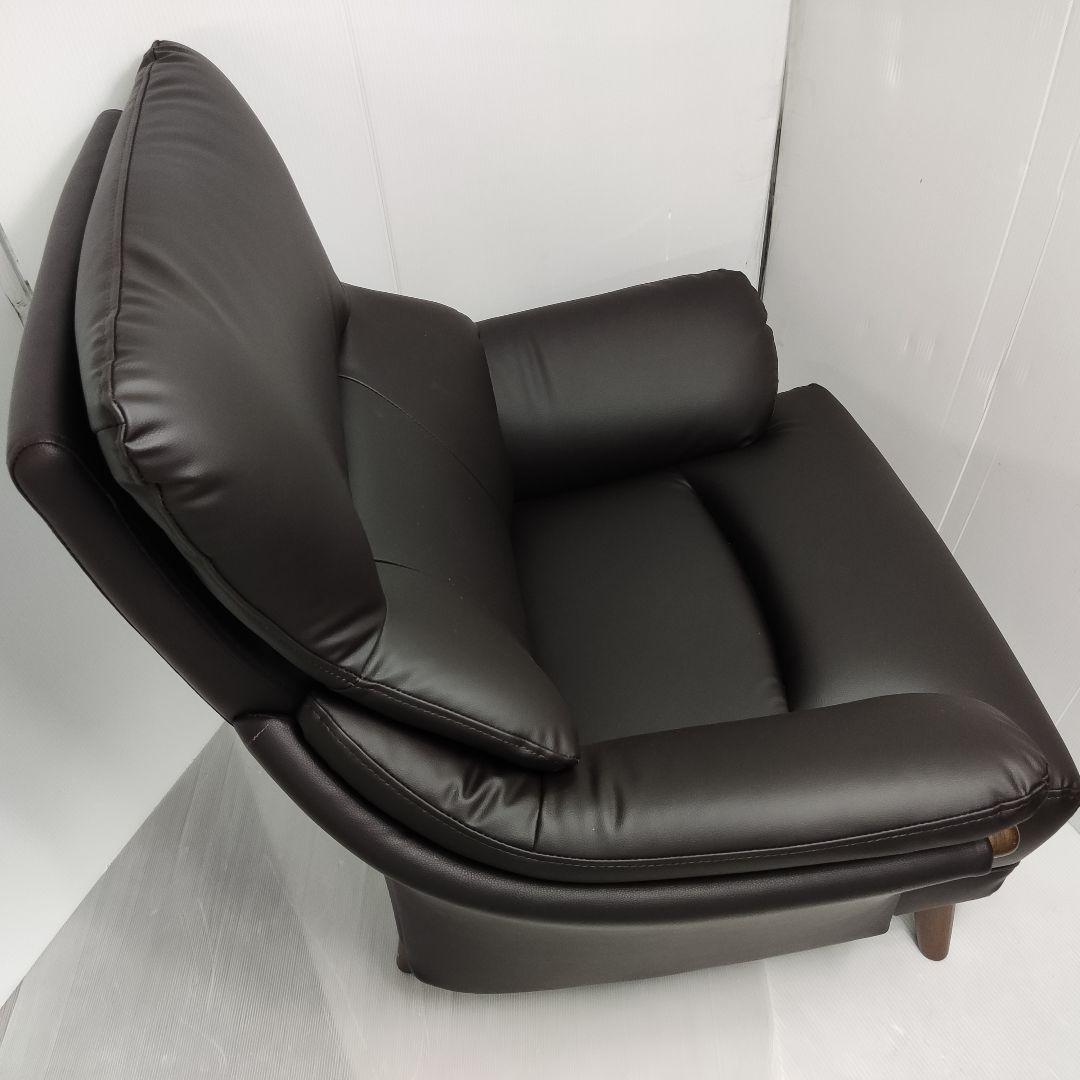 数日セール【美品】コウテイ3 ニトリ 合成皮革 1人用ソファ