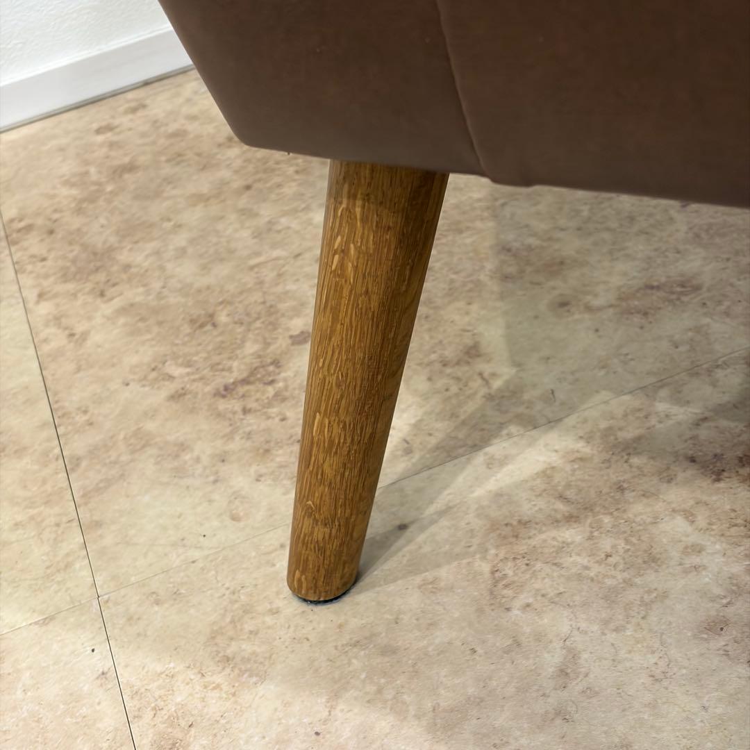 クラッシュゲート ベスパ ソファ 肘無し ブラウン A