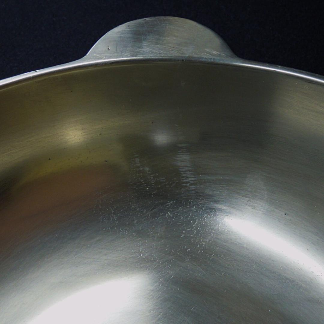 純洋銀鍋 重量3.40kg 厚さ4.3mm 稀少な特注品です 中古