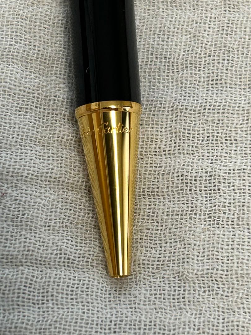 超希少　カルティエ　cartier トリニティ　黒✖︎金　未使用に近い極美品