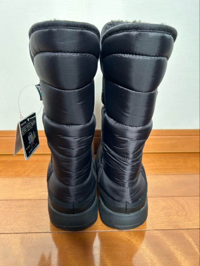 未使用 ザノースフェイス 防水ブーツ ウォータープルーフ 23 ブラック