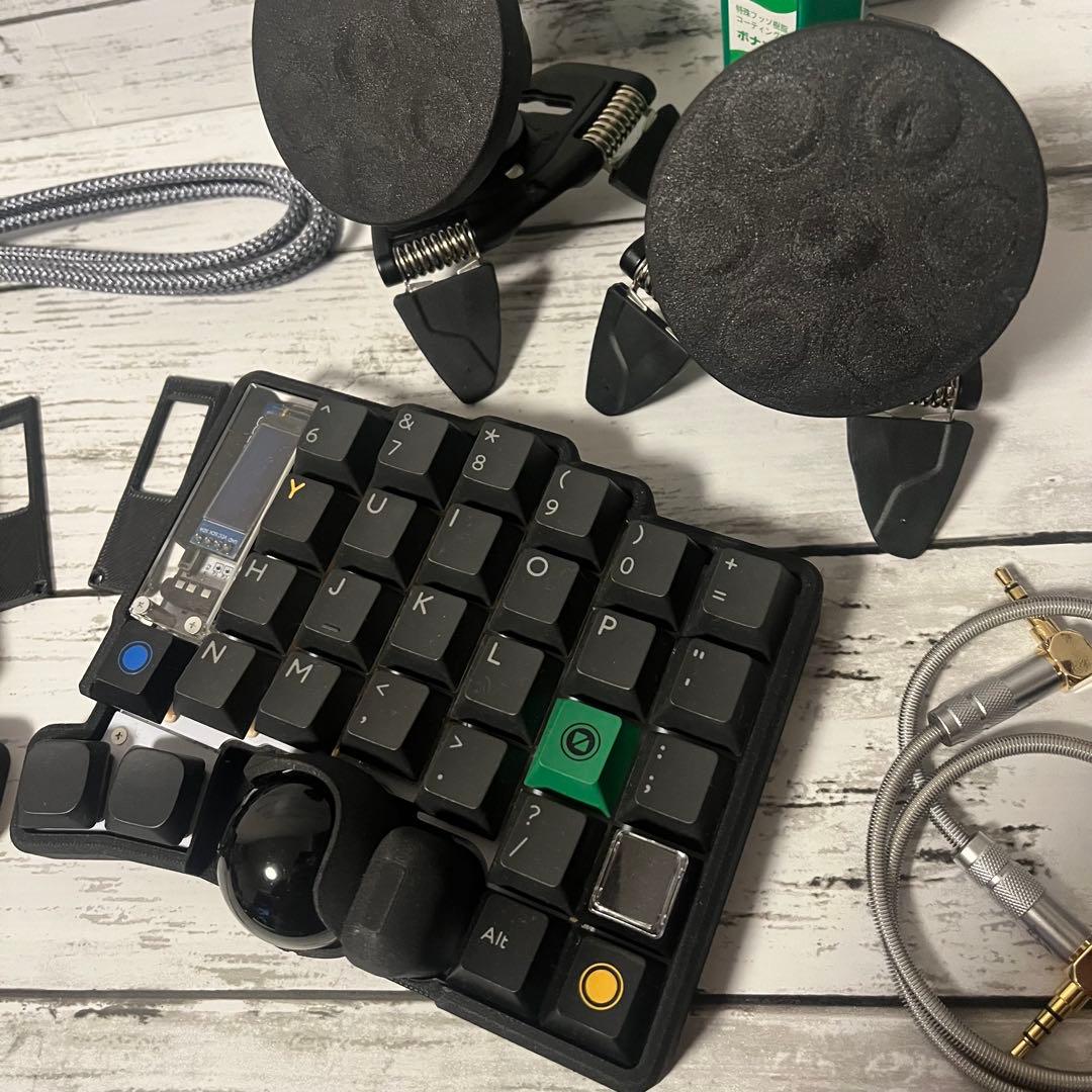 【組立済】 Keyball61 フルセット キーボール リニアスイッチ 付属品