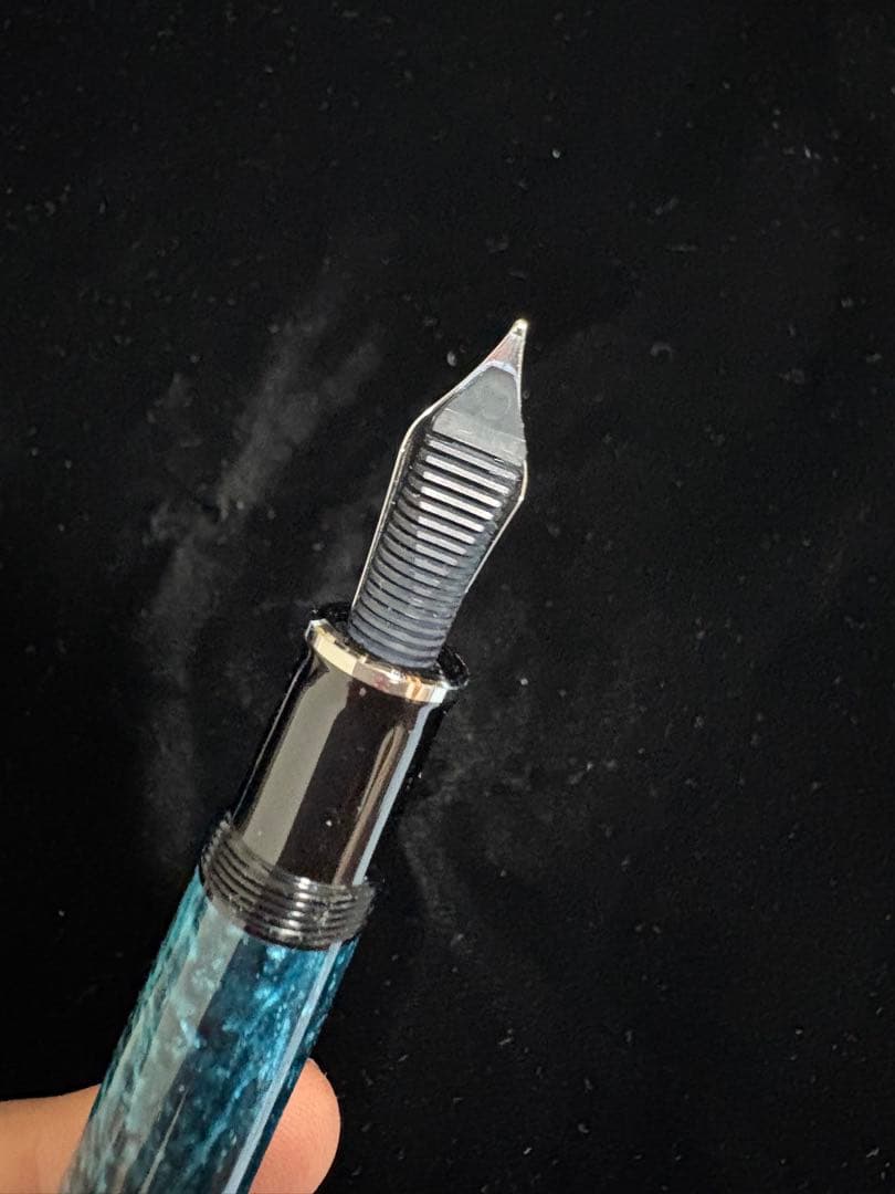 ペリカン スーベレーン M805 オーシャンスワール ペン先F