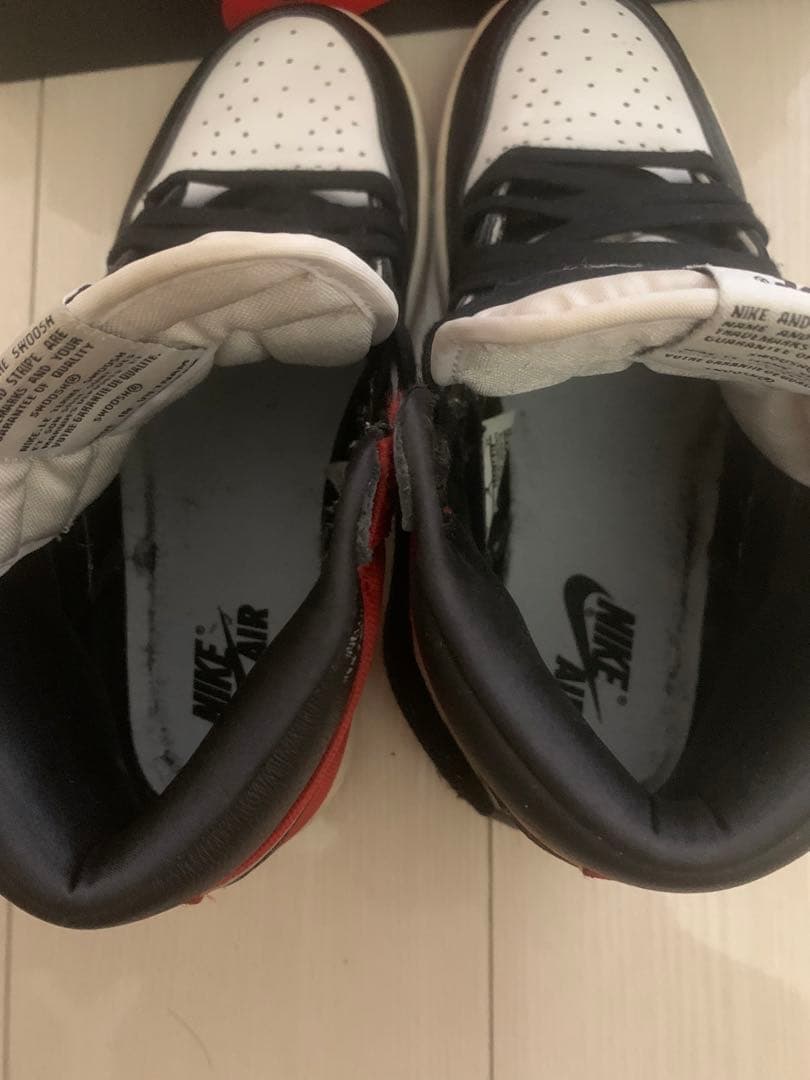 シューズ(女性用) Air Jordan 1 Retro High \"Satin Black Toe