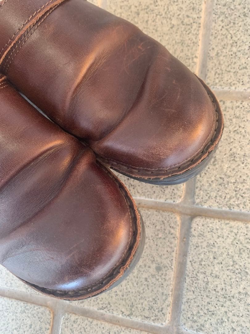 naot ナオト　本革レザーサボサンダル　39 23