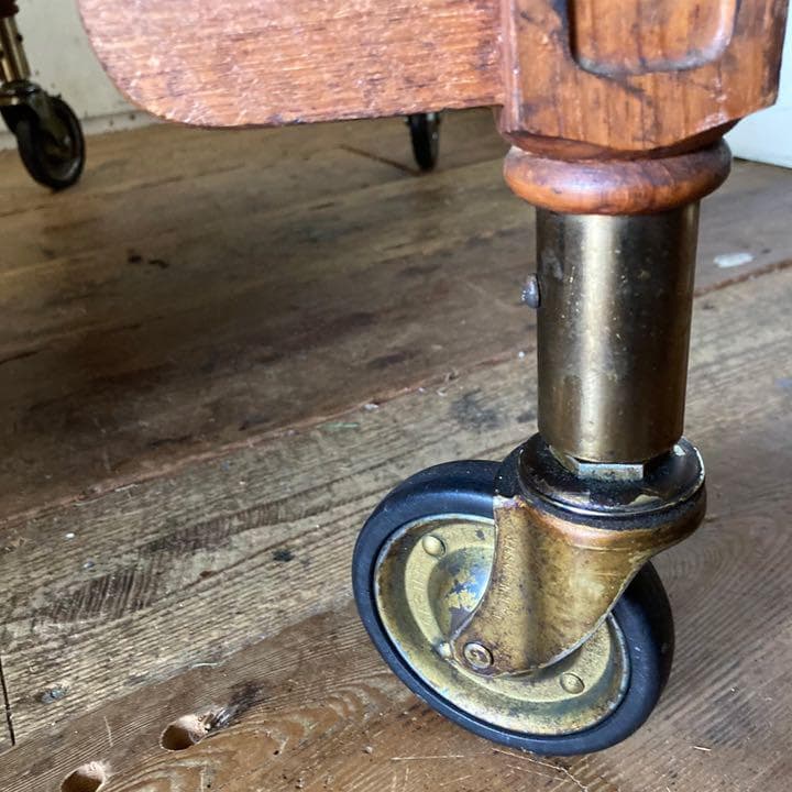 国産ヴィンテージ インダストリアル 大型ワゴン ディスプレイ 店舗什器