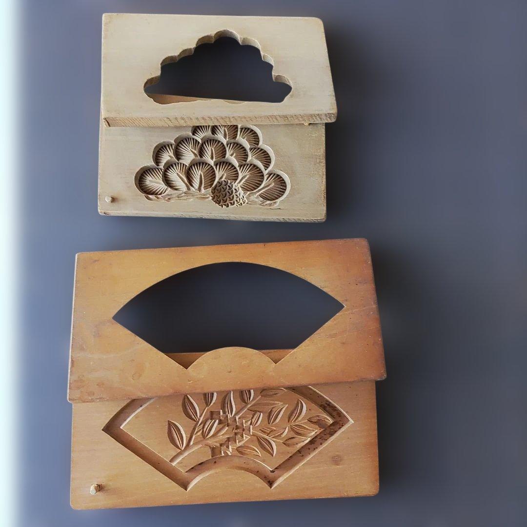 和菓子製作 木製型セット