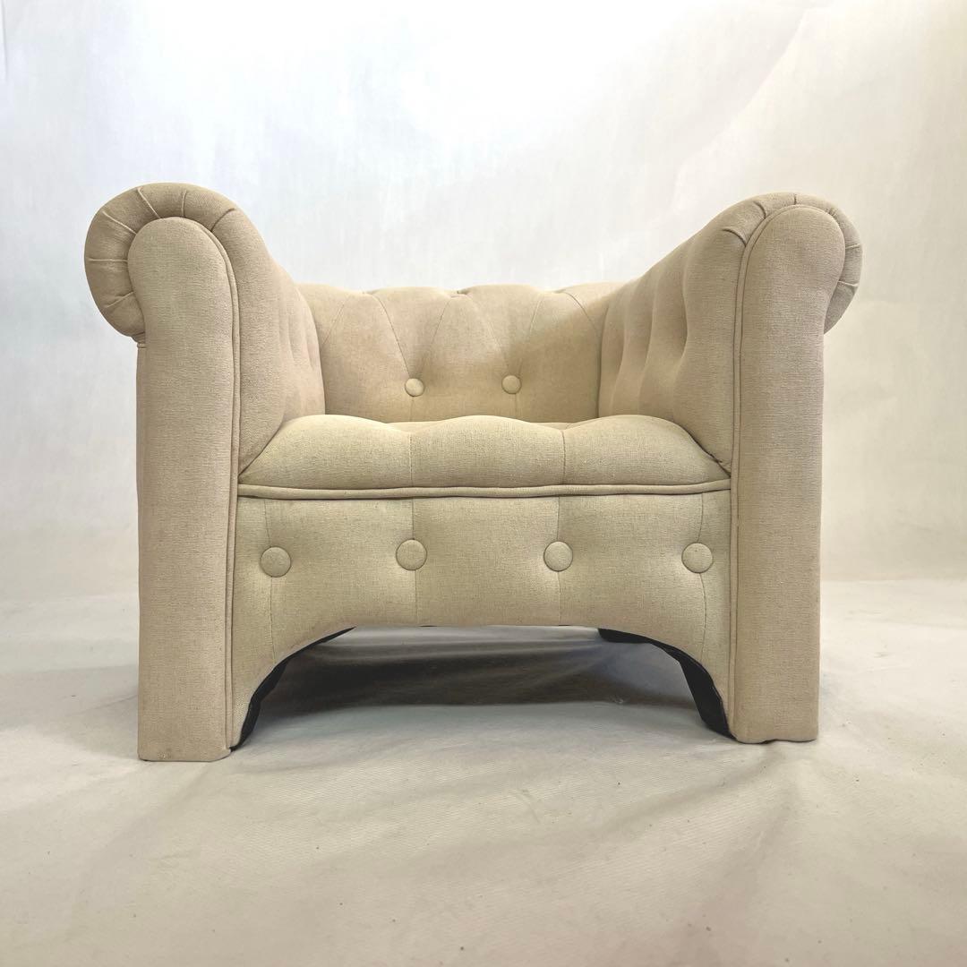 ZARA  KIDS ミニサイズソファ・リネン・アイボリー・ザラホーム