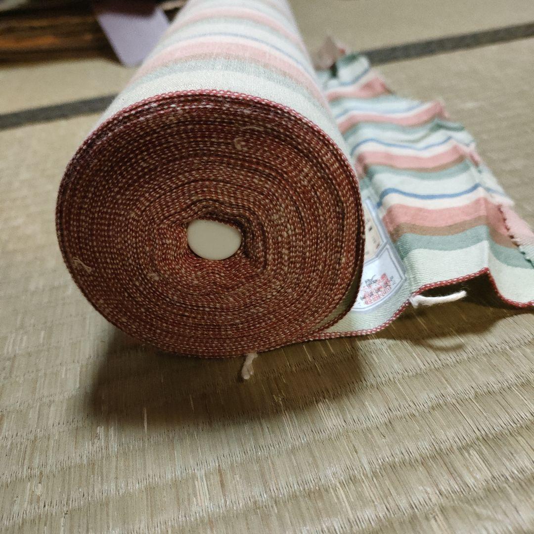 越後片貝木綿　小千谷織物　あや織り　木綿反物　着尺