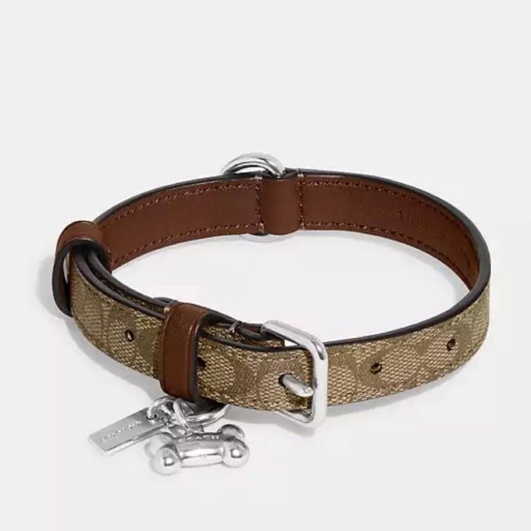 コーチ（coach）ボーンチャーム付き首輪 未使用品
