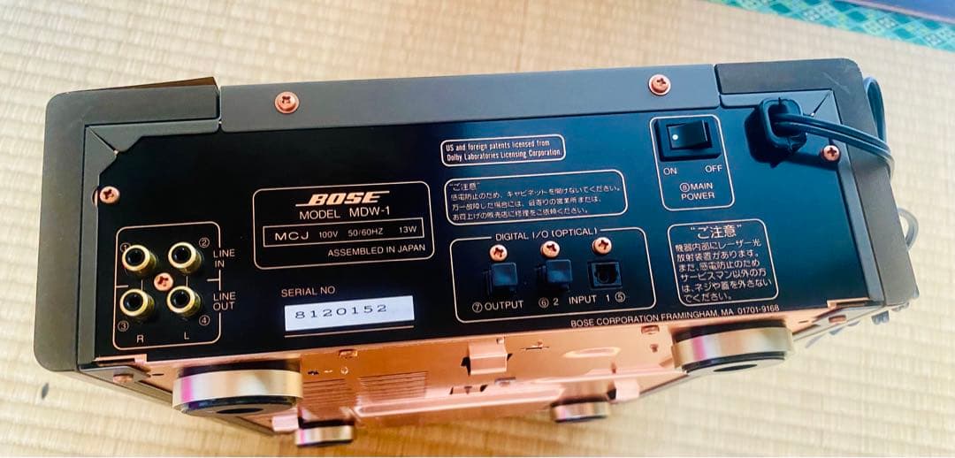Bose MDW-1 CDプレーヤー (動作確認済みです)