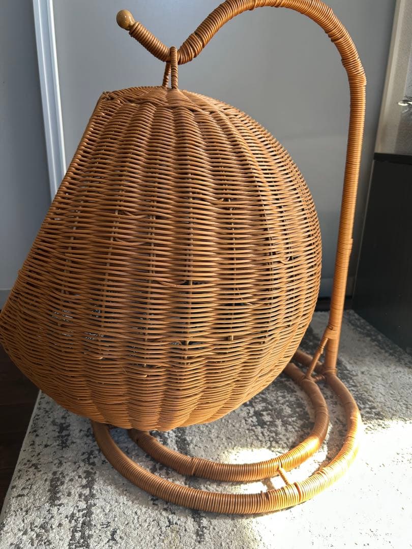 猫用ハンモック型ベッド ウィッカー製