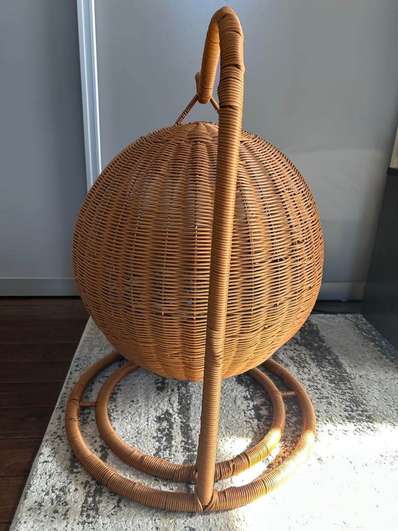 猫用ハンモック型ベッド ウィッカー製