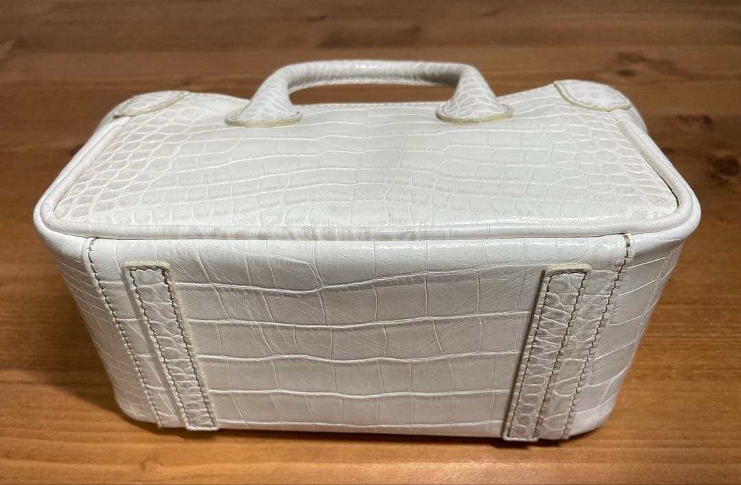 ADMJ ヒマラヤ クロコ型押し スワロフスキー マイクロ バッグ