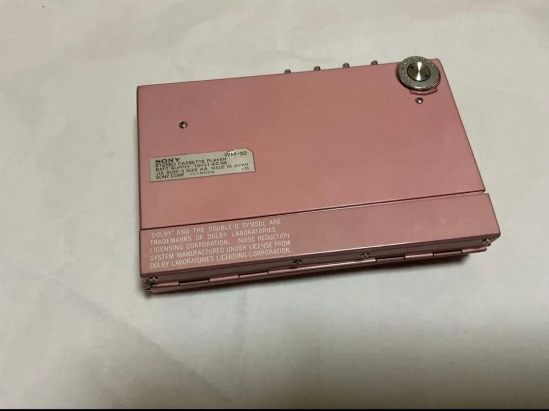 SONY WM-30 ウォークマン ピンク 動作品 ケース付き