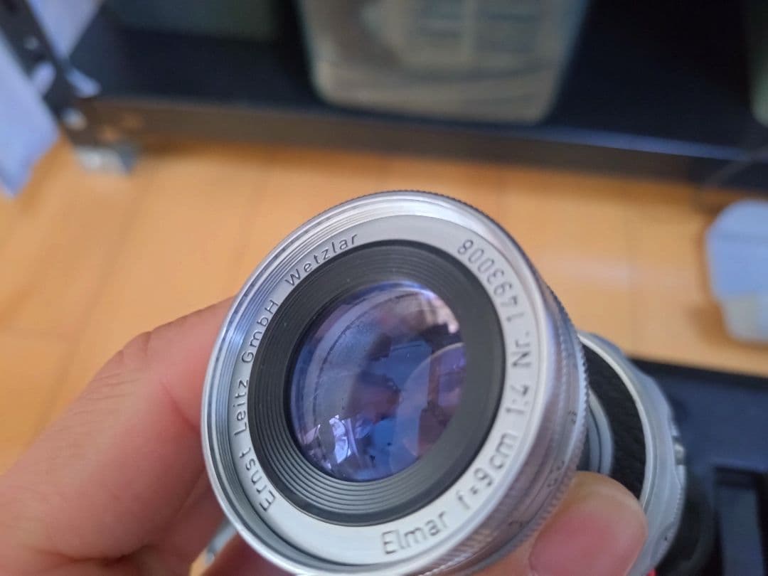 leica elmar 9cm F4 沈胴　エルマー　90mm