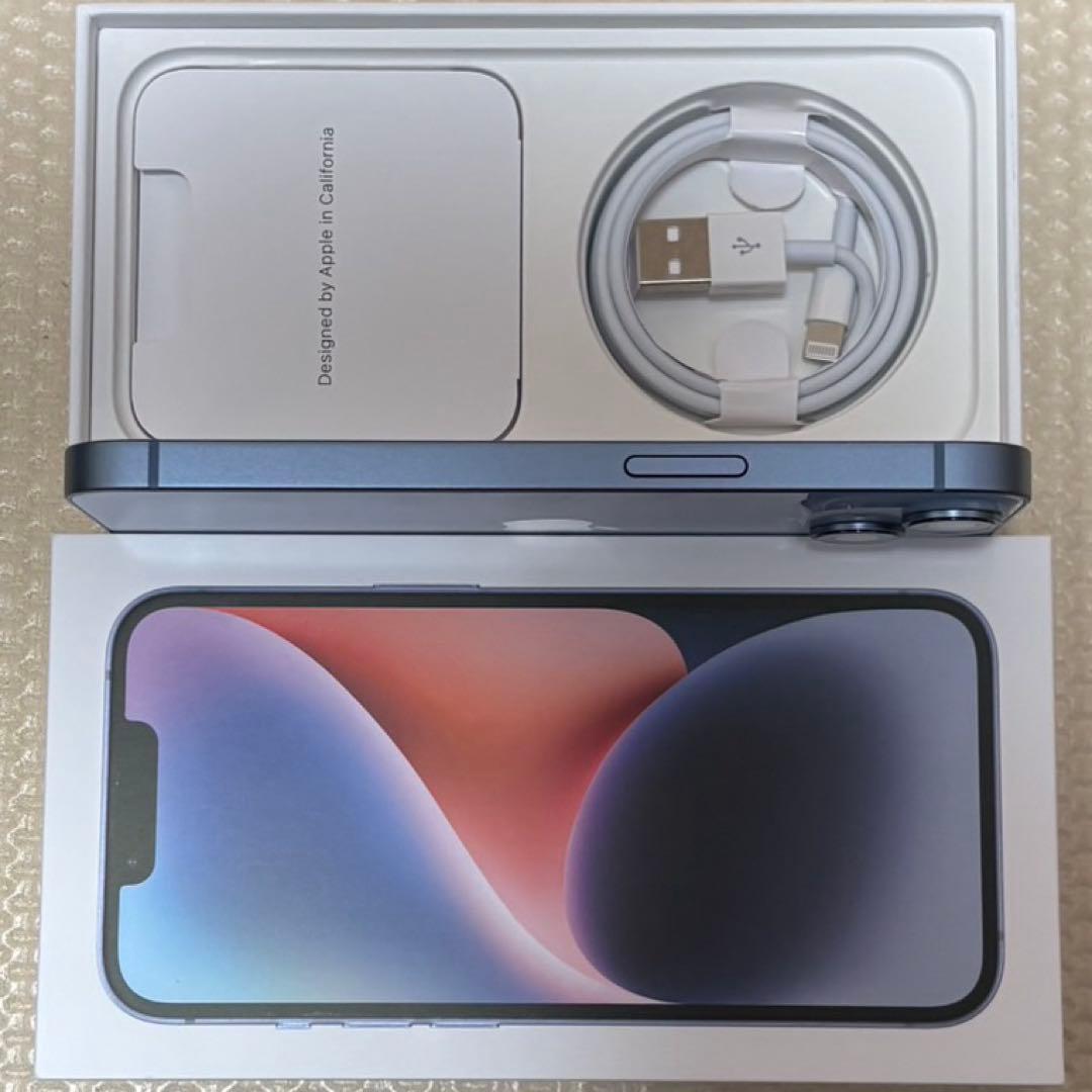 バッテリー最大容量100% iPhone14 128GB SIMフリー 本体