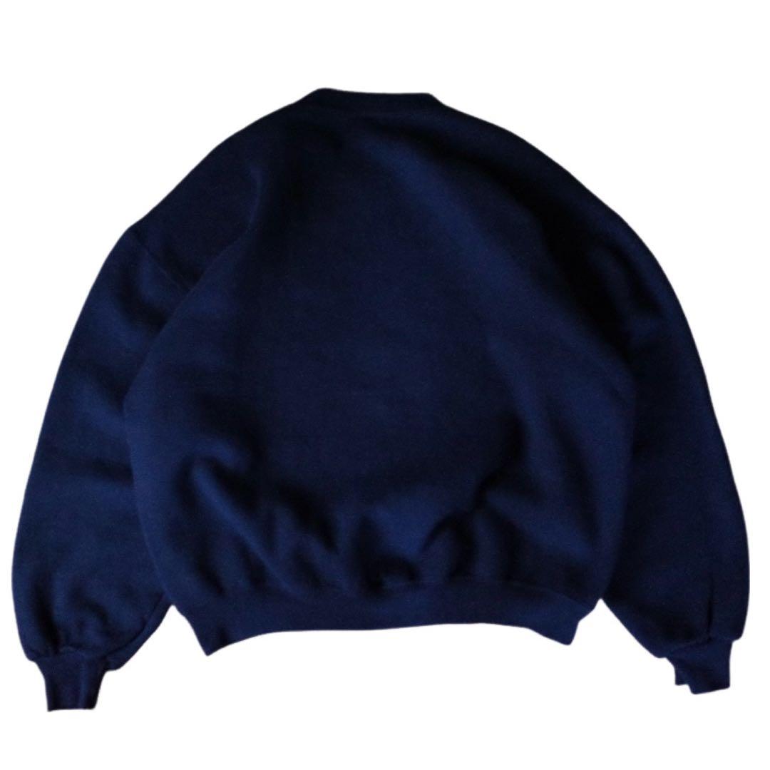 90s RUSSELL ATHLETIC SWEAT USA製 ネイビー 無地