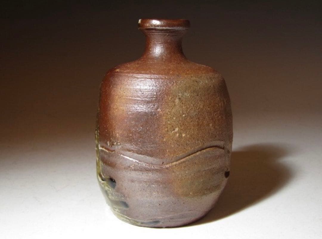 金重陶陽 備前徳利 重厚感のある銘品！7758