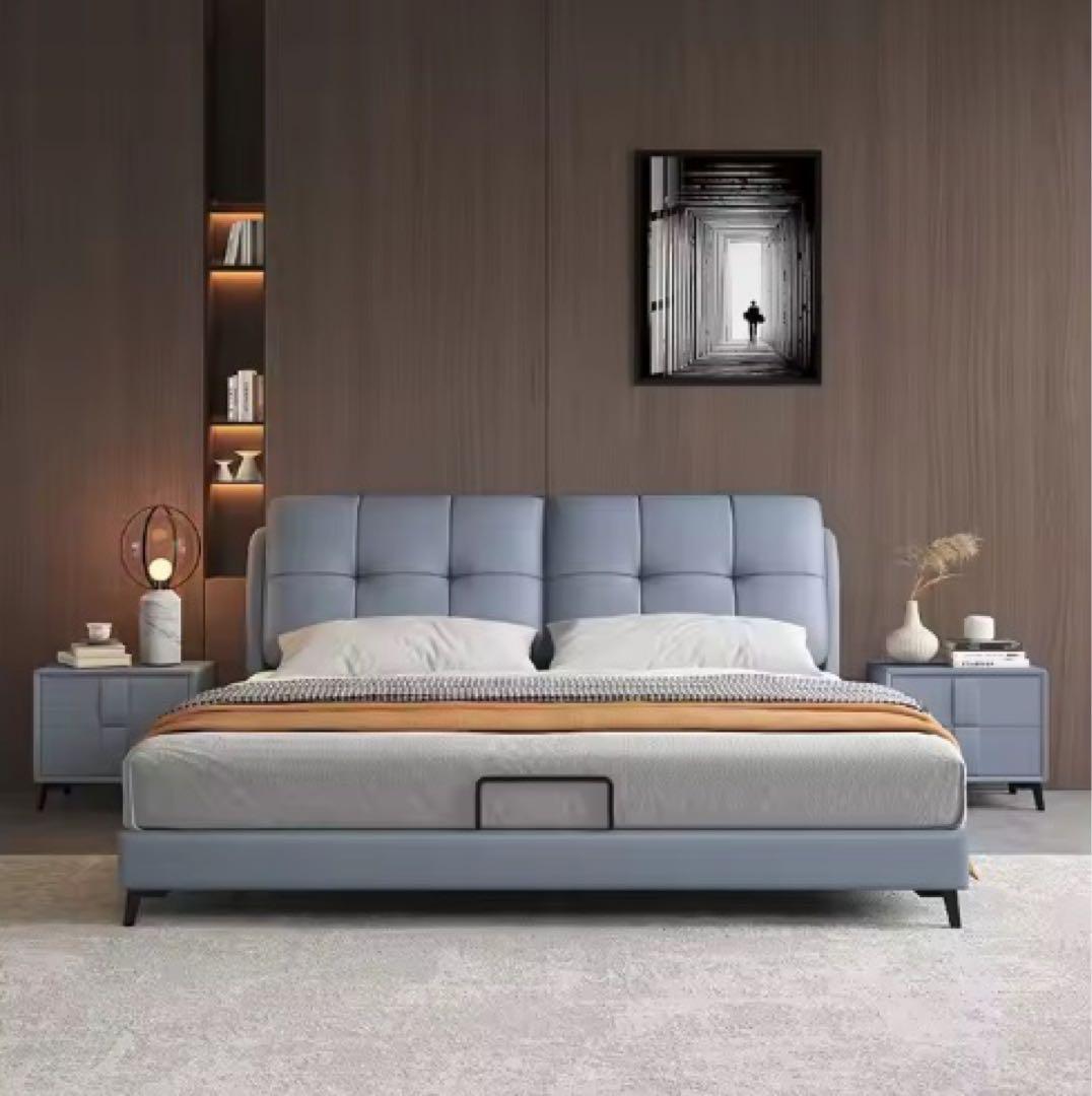 ラグジュアリーモダン ベッド クイーンサイズ