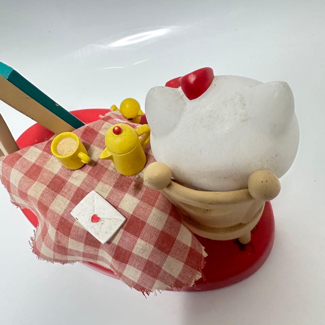 希少　サンリオ　ハローキティ　置物　カフェ　ジオラマ　2002