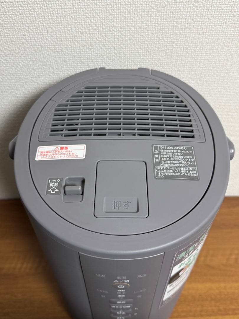 ZOJIRUSHI 象印 スチーム式加湿器 EE-DC50-HA グレー 22年