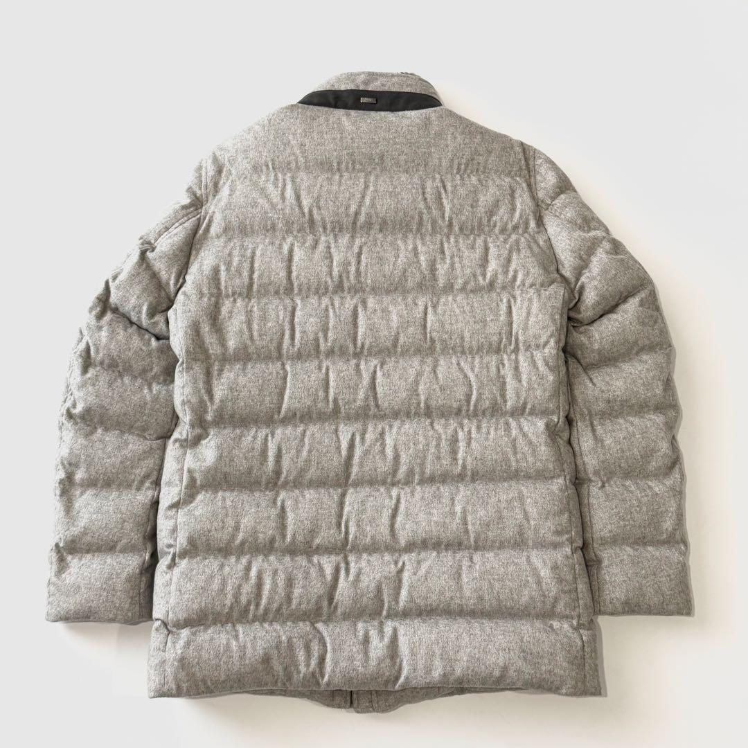 HERNO ヘルノ シルク カシミヤ ビーバーファー ダウンジャケット