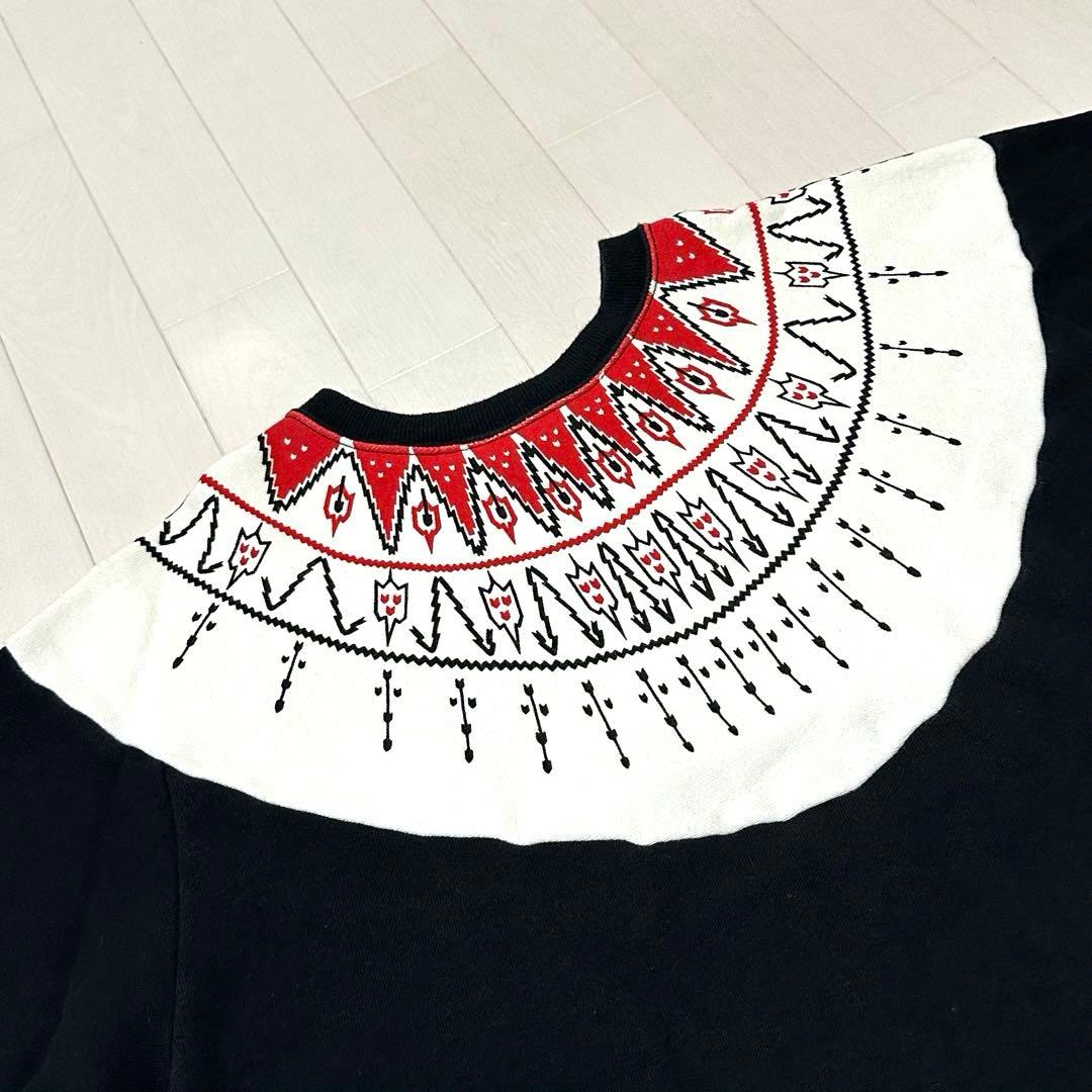 WAREHOUSE ウエアハウス 雪柄スウェット 黒 ブラック 42